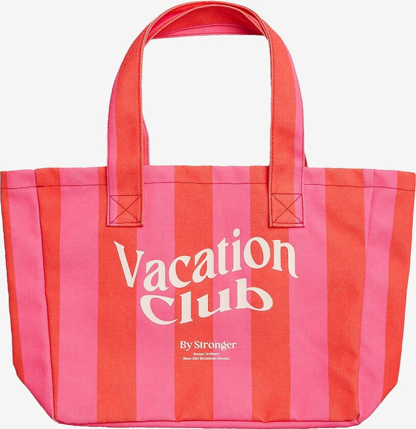 Strandveske Canvas Tote Bag - Rosa