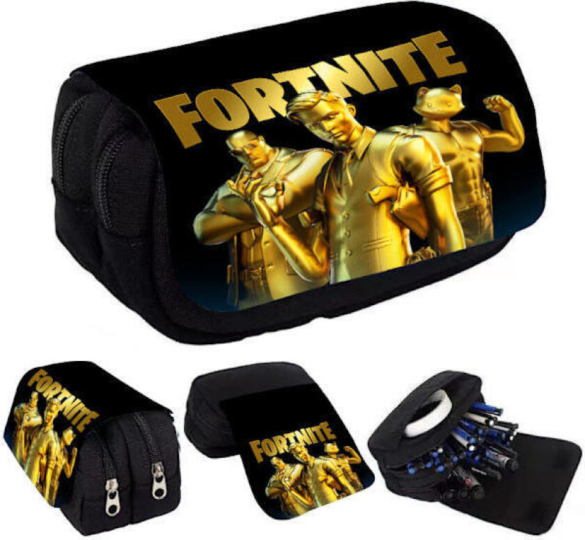 F-ortnite Penal Skoleblyanter Veske Stor Kapasitet Penal Tilbehør Kosmetikkvesker C