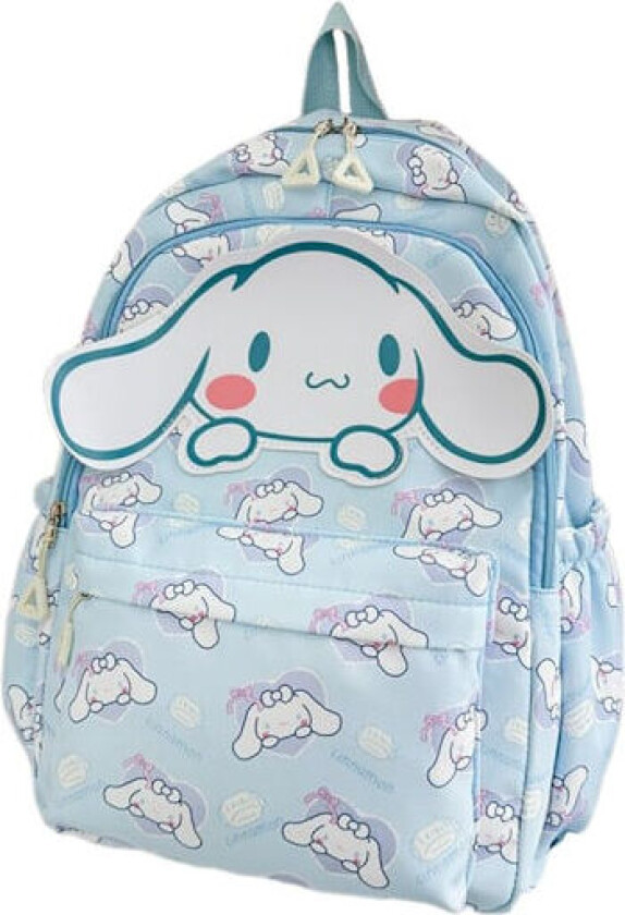 Sanrio Mote Ryggsekk Jenter Dame Skoleveske Stor Kapasitet Laptopveske Lett Reiseveske Cinnamoroll