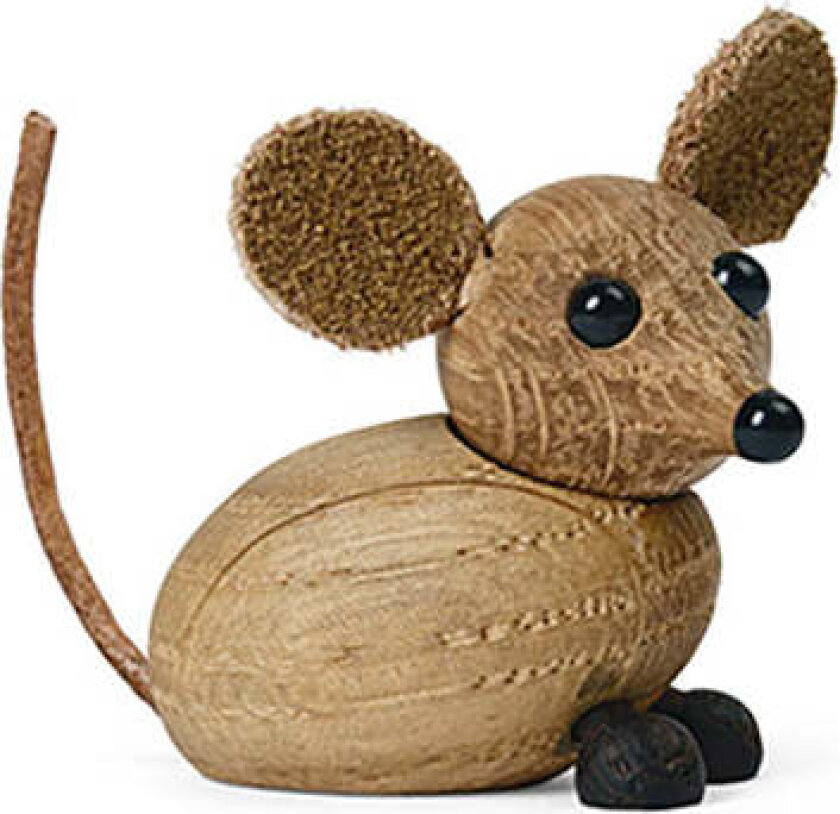 Wooden Figures The Country Mouse Miniatyr