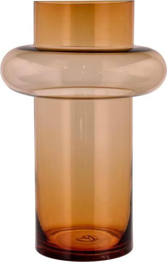 Tube glassvase 40 cm Amber