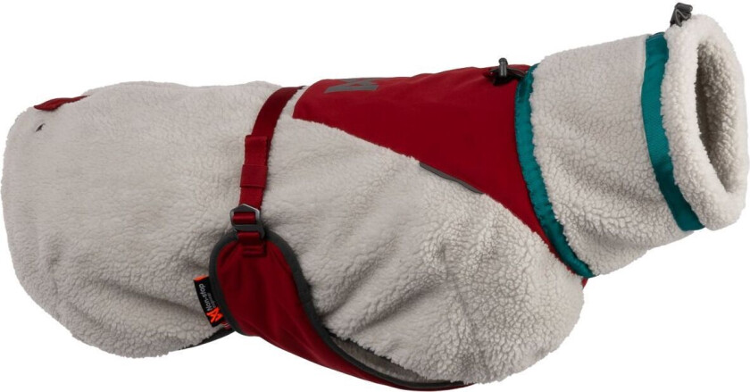 Non-Stop Dogwear Trekking Fleece Jacket - Grey/Burgundy/Teal (55)