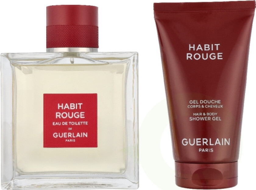 Habit Rouge Giftset 175 ml Edt Spray 100ml/Shower Gel 75ml