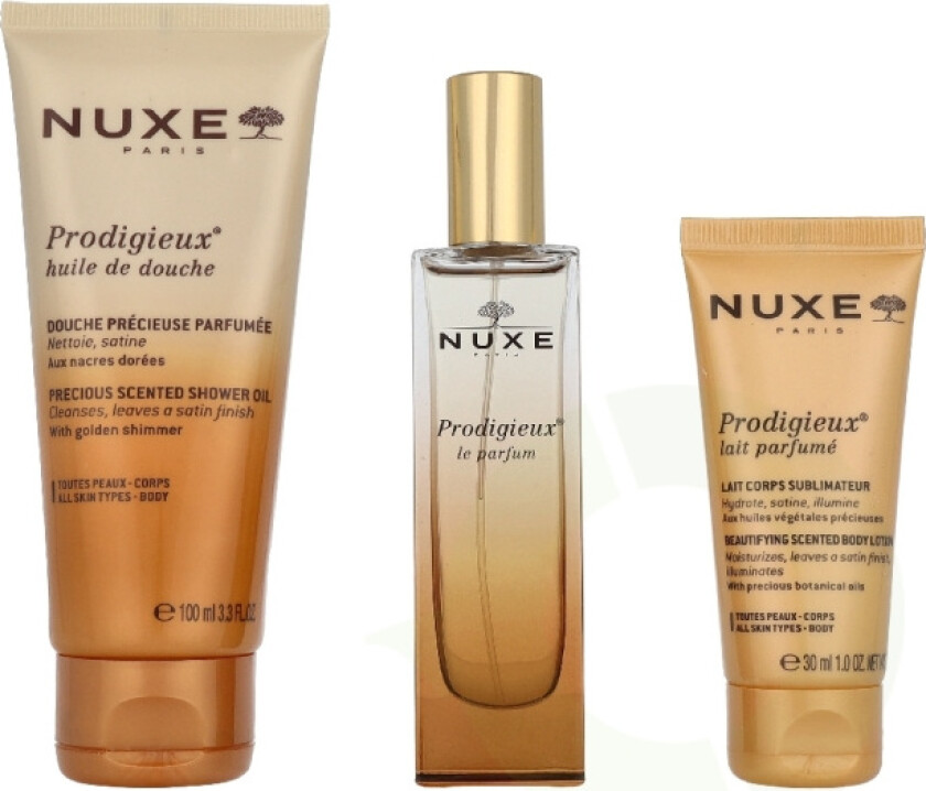 Parfum Prodigieux Set 160 ml Shower Oil 100ml/Parfum Spray 30ml/Body Lotion 30ml