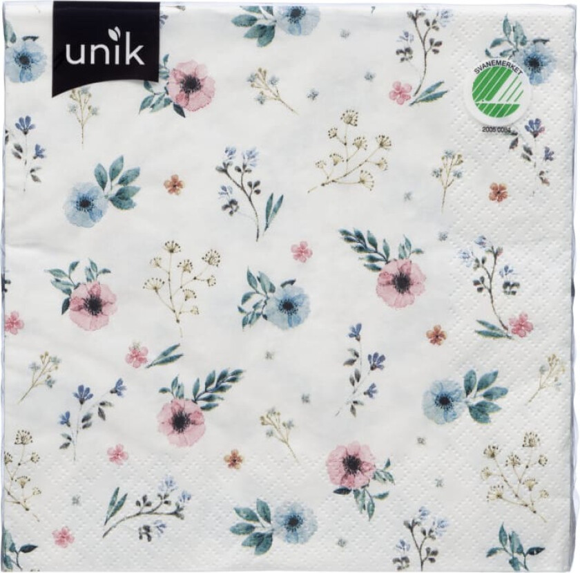 Serviett Lunsj Søte Blomster 20stk