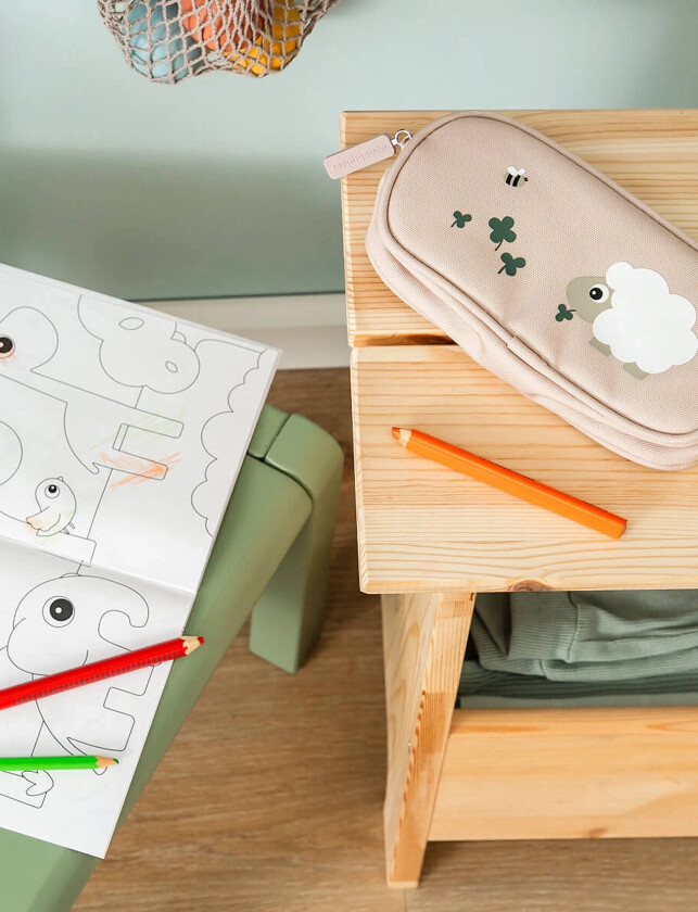 Pencil Case Tiny Farm Powder - Beige - 20X 10X H 4CM