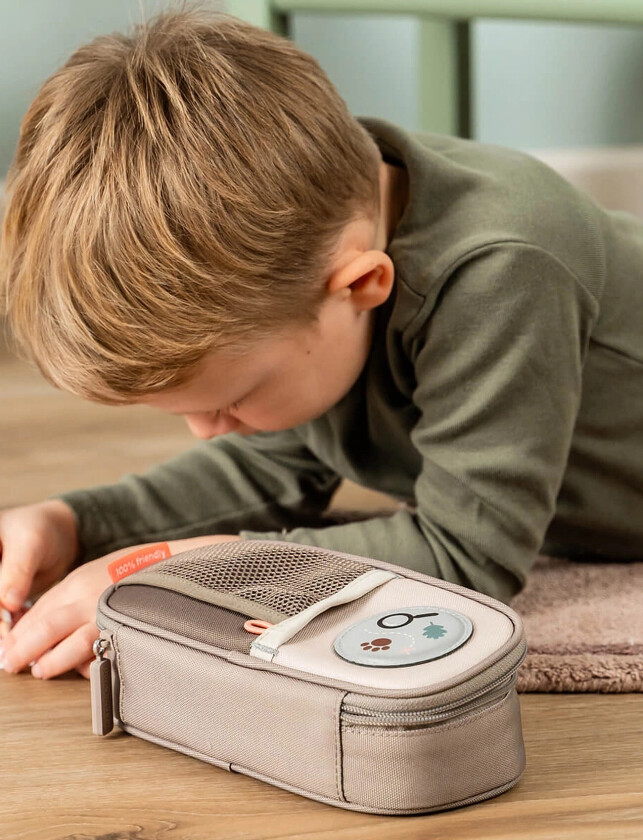 Pencil Case Tiny Trails Sand - Grey - 22X 10.5X H 6CM