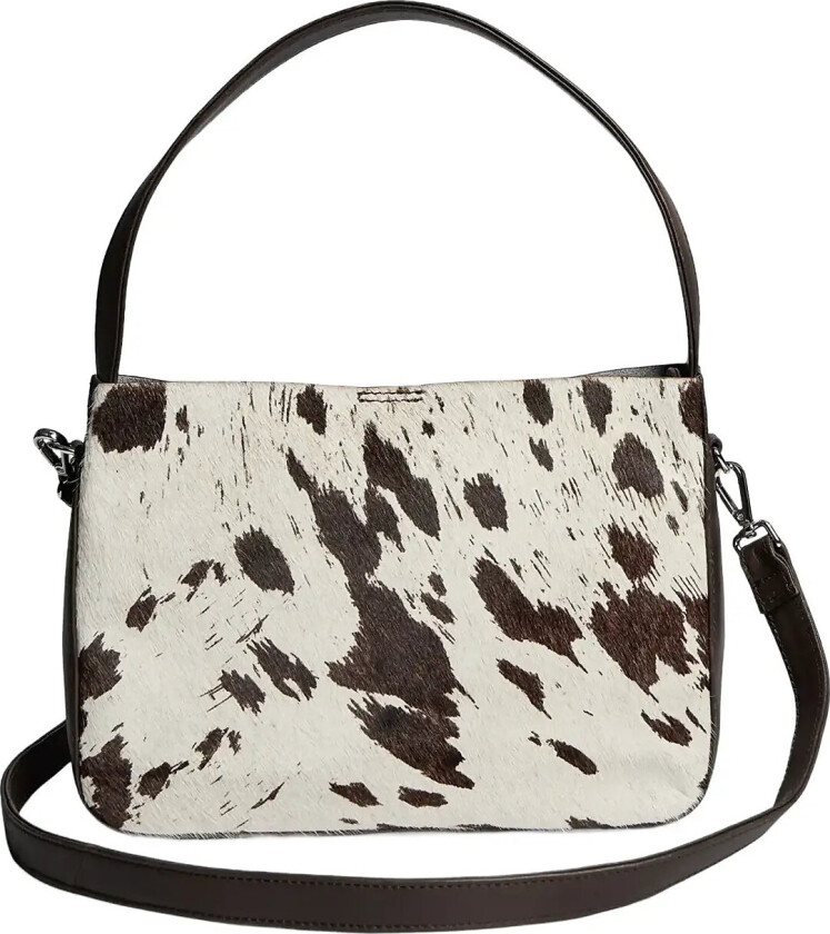 Esambg Cross. Bag, Cow Print - White - ONE SIZE