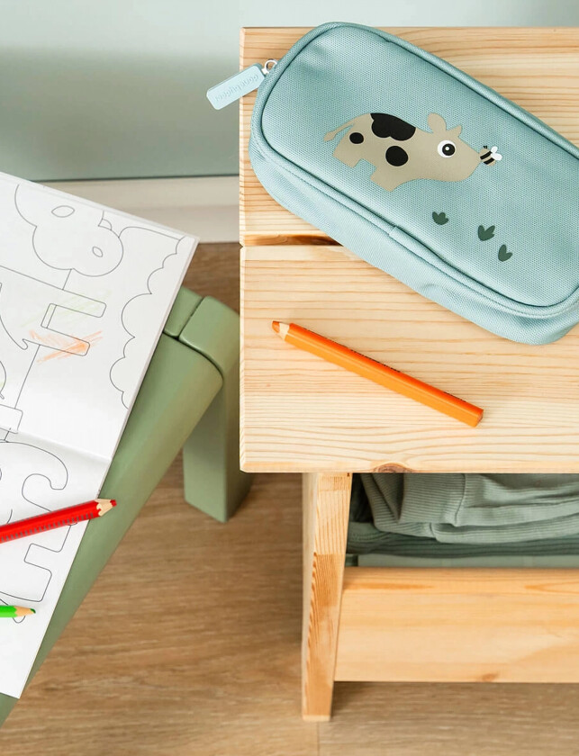 Pencil Case Tiny Farm Blue - Blue - 20X 10X H 4CM