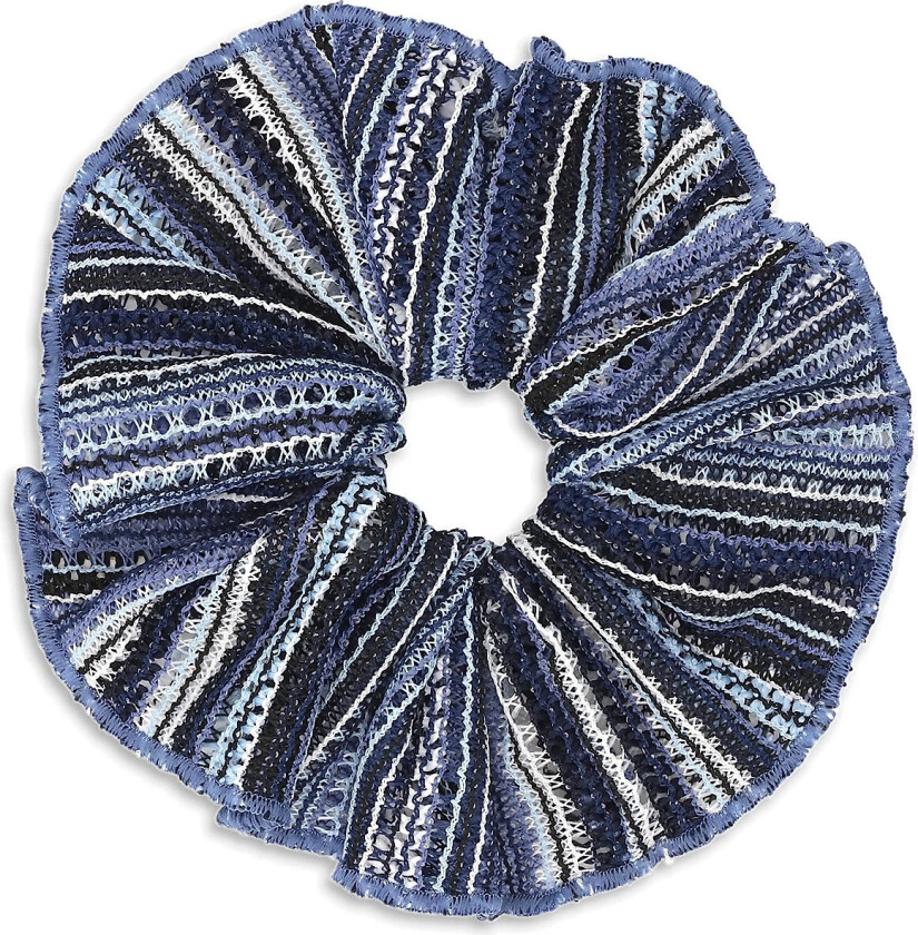 Saint Tropez Scrunchie - Blue - ONE SIZE