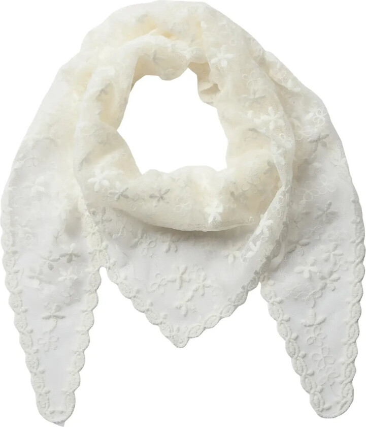 Minasy Lace Scarf - Cream - ONE SIZE