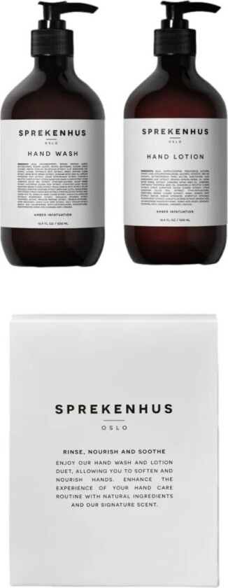 Sprekenhus Hand Wash And Lotion Kit - Amber Infatuation Håndsåpe  unisex