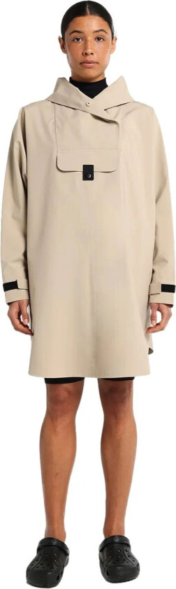 Bergen Poncho Beige Jakke Beige female XXS
