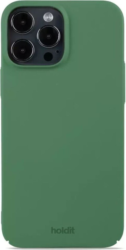 Holdit iPhone 13 Pro Max Slim Plast Deksel - Forest Green