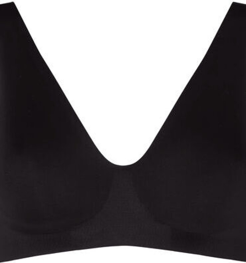 Vattert bh uten bøyle Super Komfort Svart