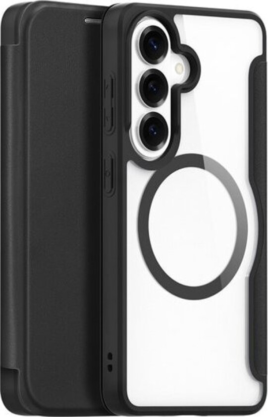 Skin X Pro MagSafe-kompatibelt lommebokveske for Samsung Galaxy S26 - Svart