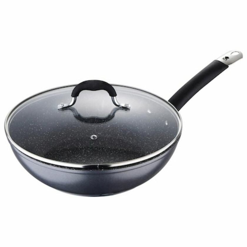 Wok Masterpro Grå Aluminium Smitt aluminium (Ã 28 cm)