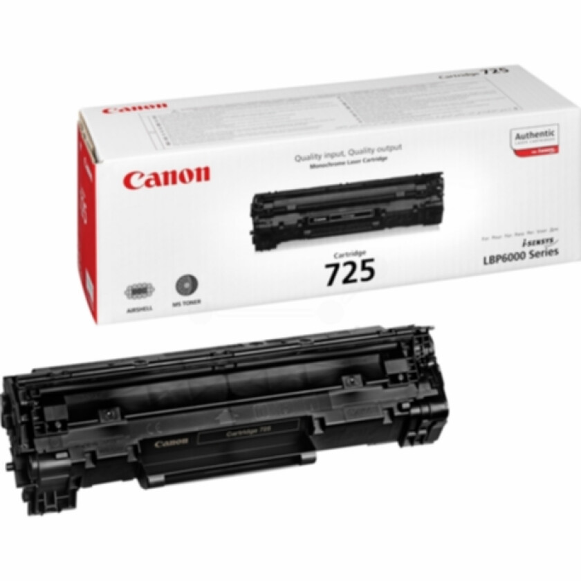 Toner Svart 1,6k Type 725 - Lbp 6000