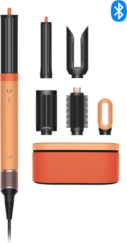 Bilde av Airwrap Co-anda2x™ multi-styler og hårføner – Straight+Wavy (Ceramic apricot/Topaz)