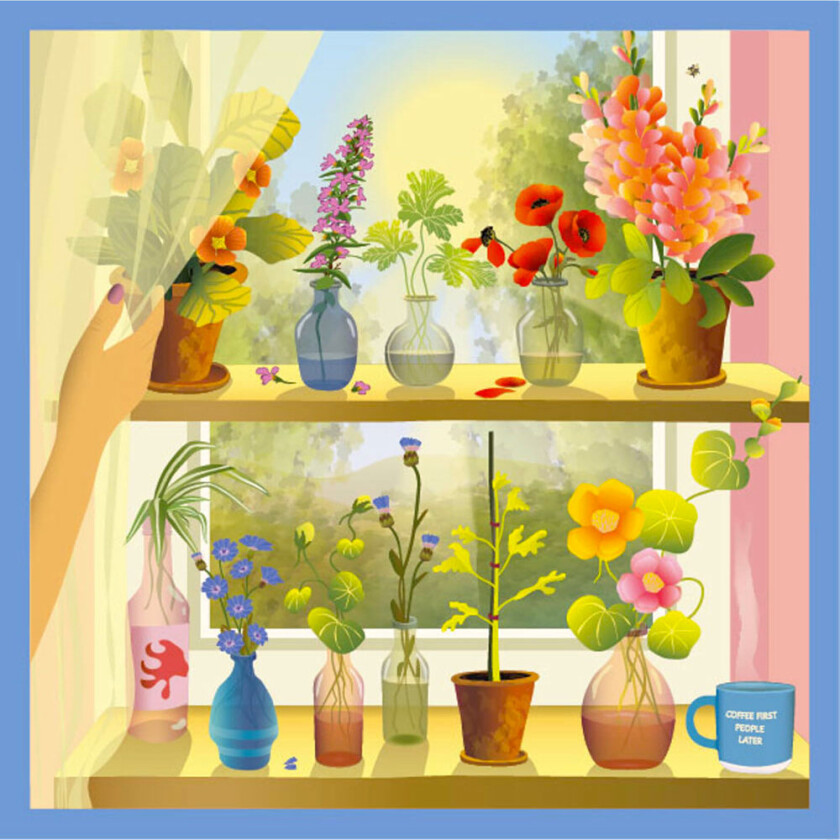 Puslespill - 500 Brikker - Planter og meg - - OneSize - Puslespill