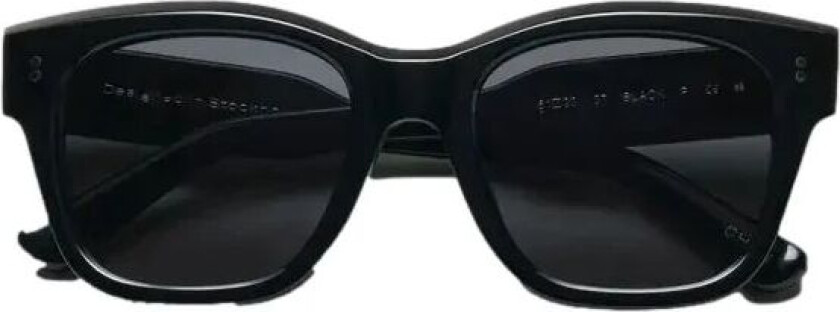 07 Black Solbriller Sort  unisex
