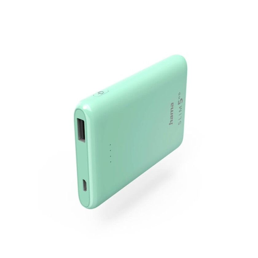 SLIM 5HD Nødlader - Grønn - 5000 mAh