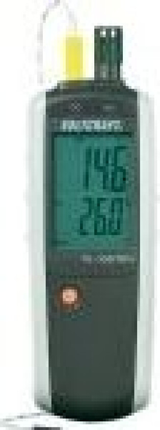 Luftfugtighedsmåler (hygrometer)  PL-100TRH 0 % rF 100 % rF -200 °C +1372 °C Kalibreret: Fabriksstandard