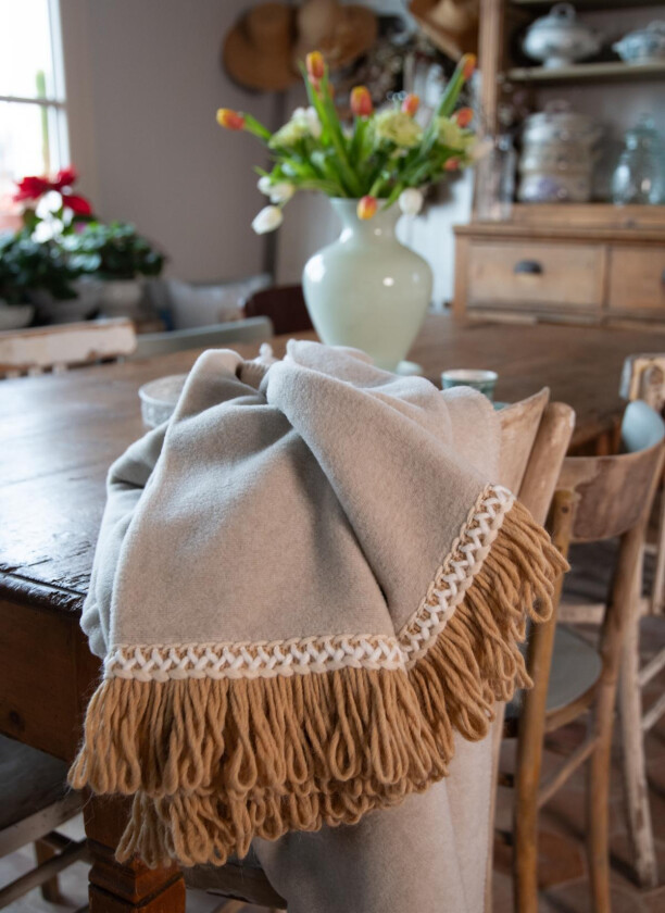 Pledd Bambus Nicciola-Hazelnut 160x200