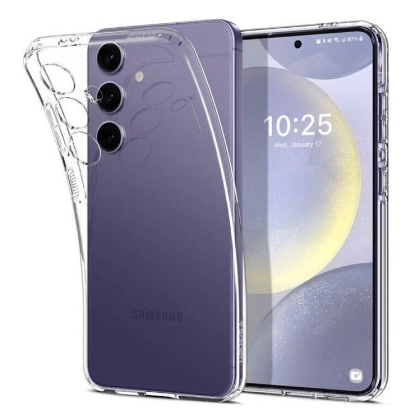 Samsung Galaxy S24 Liquid Crystal Deksel - Gjennomsiktig
