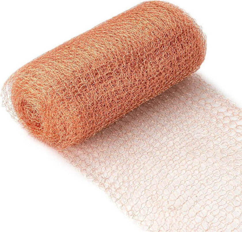 Vevd metall kobbernett 2 ruller 12,7 cm x 6 m Kobbertape mot snegler Dobbeltlags kobbertråd Hagenett Snegle gjerde kobbernett for å avvise snegler