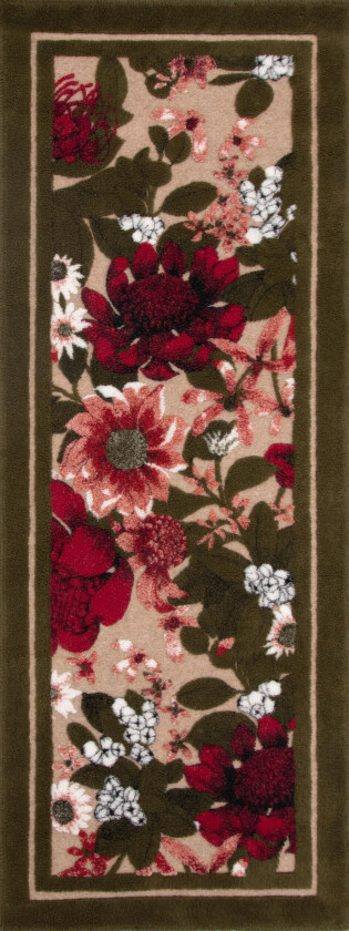 Gulvteppe Kokt-Ull FlowerField 75x200