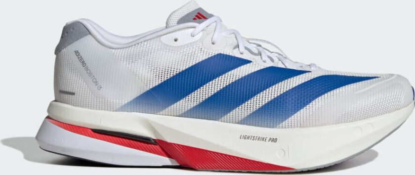 Adizero Boston 13 Herre Cloud White/Royal Blue/Halo Silver 48 2/3