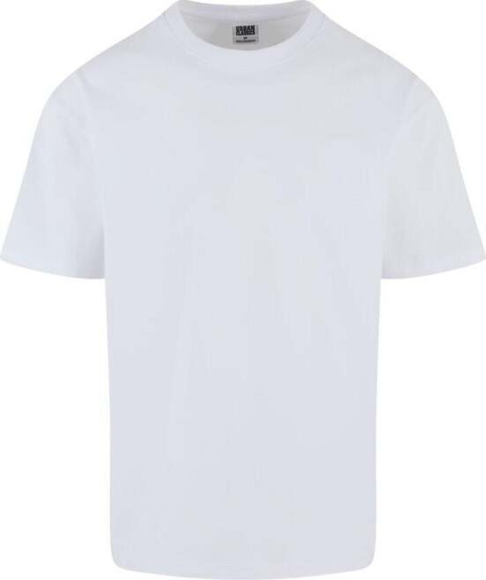 T-skjorte - Relaxed Fit Cotton T-Skjorte - S til 4XL - Herrer - hvit