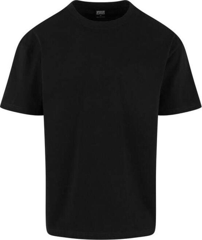 T-skjorte - Relaxed Fit Cotton T-Skjorte - S til 4XL - Herrer - svart
