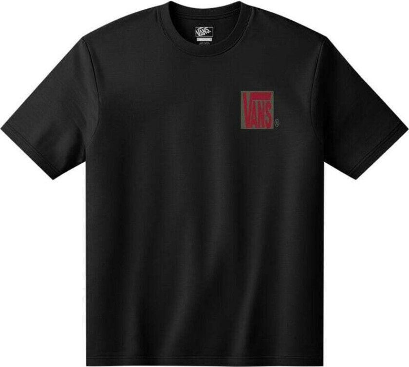T-skjorte - Stretch Stack Crackle T-skjorte - S til XXL - Herrer - svart