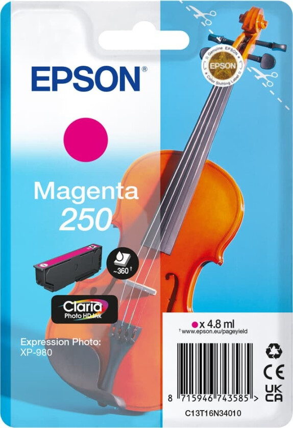 250 blekkpatron (magenta)