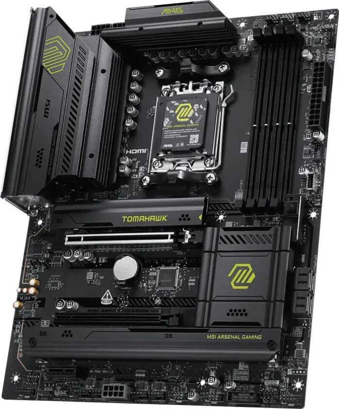 Bilde av MAG B850 TOMAHAWK WIFI Hovedkort - AMD B850 - AMD AM5 socket - DDR5 RAM - ATX