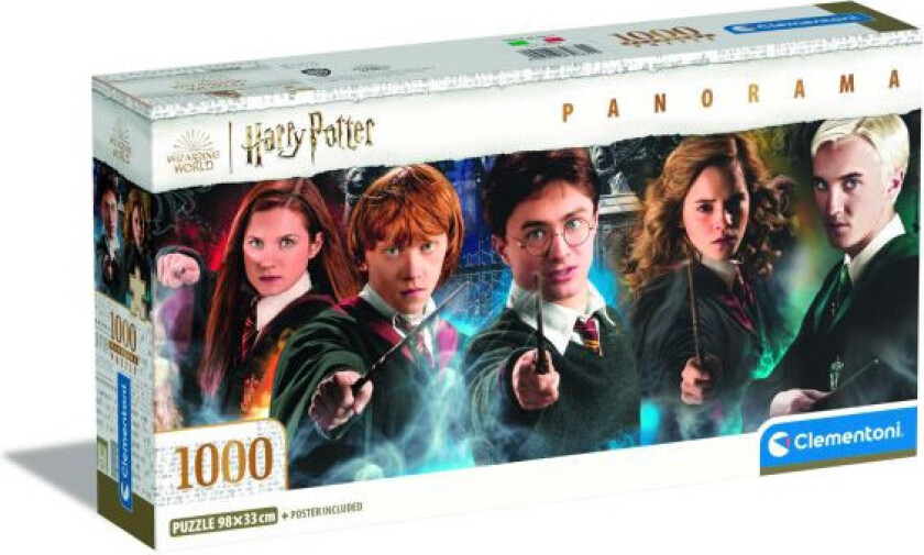 Puslespill 1000 Brikker Panorama Compact Harry Potter