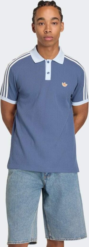 WAFFLE KNIT POLOSKJORTE