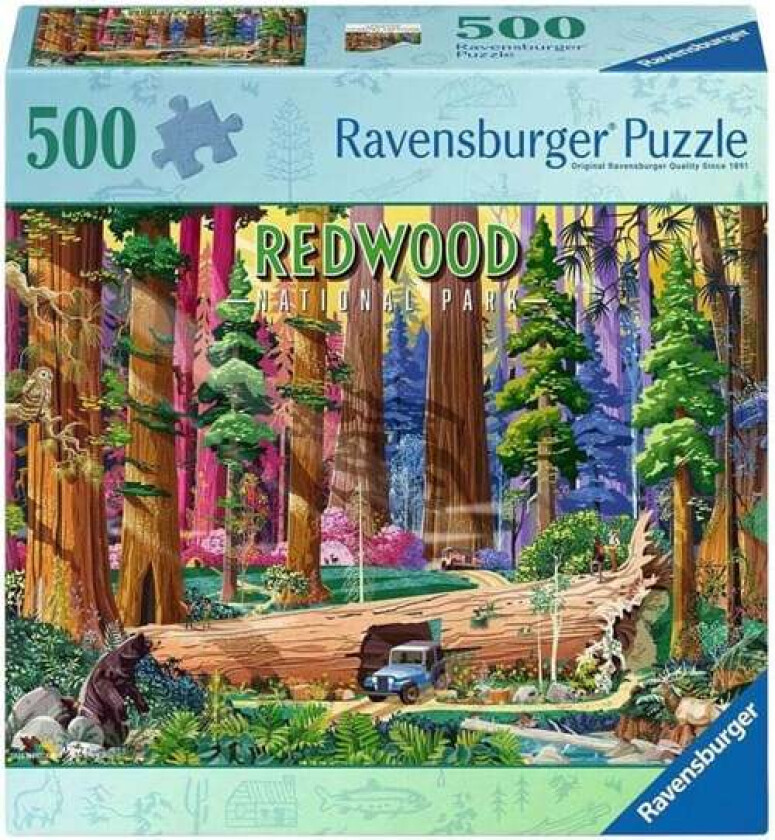 Legpuzzel Redwood National Park - 500st. Gulv
