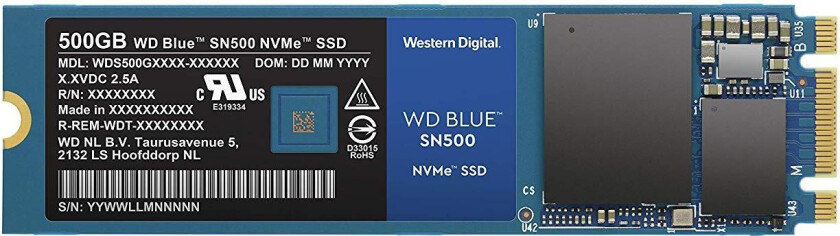 Blue SN500 NVMe SSD S500G1B0C - Solid State Drive - 500 GB - intern - M.2 2280 - PCI Express 3.0 x2 (NVMe)