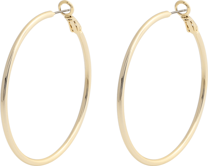 Snö Of Sweden Amsterdam Small Earring Plain Gold 50mm