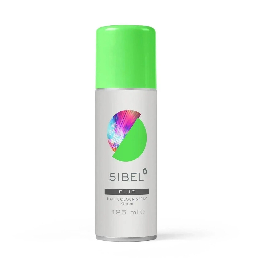 Fluo Hair Colour Spray Green 125 ml