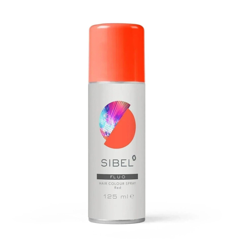 Fluo Hair Colour Spray Red 125 ml