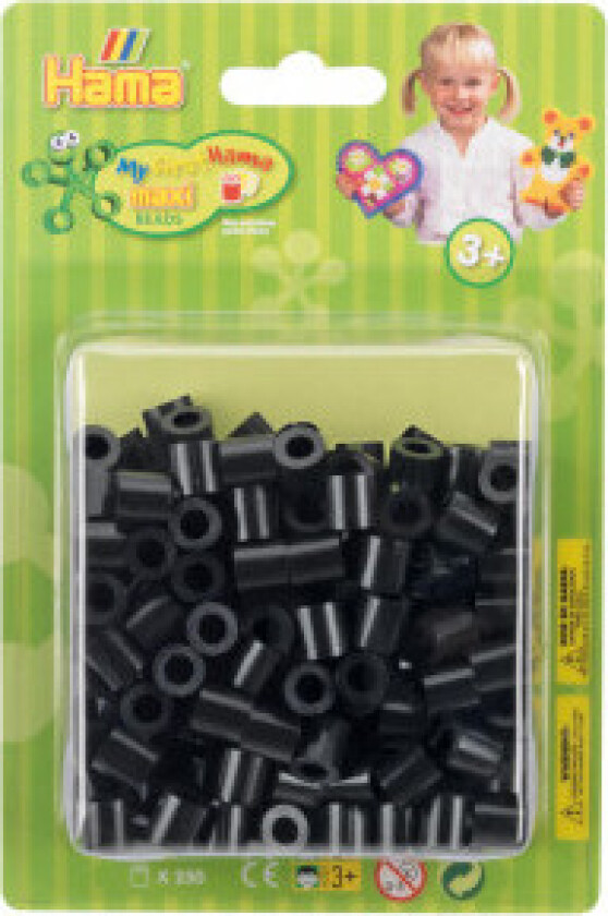 Maxi 250 Perler - Svart