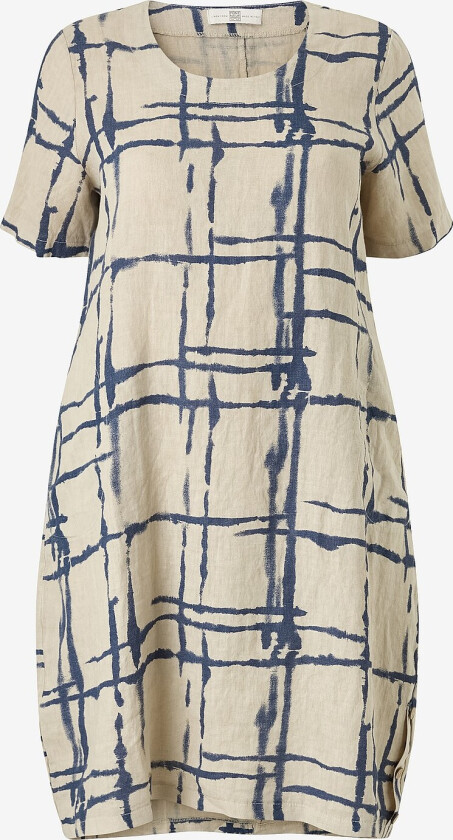 Kjole i lin pnHeylee - Beige