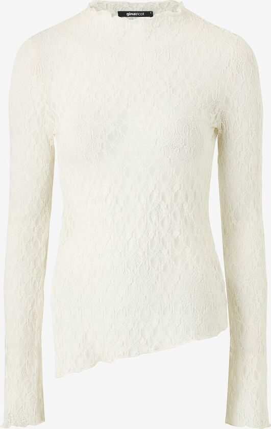 Blondetopp Asymmetric Lace - Natur