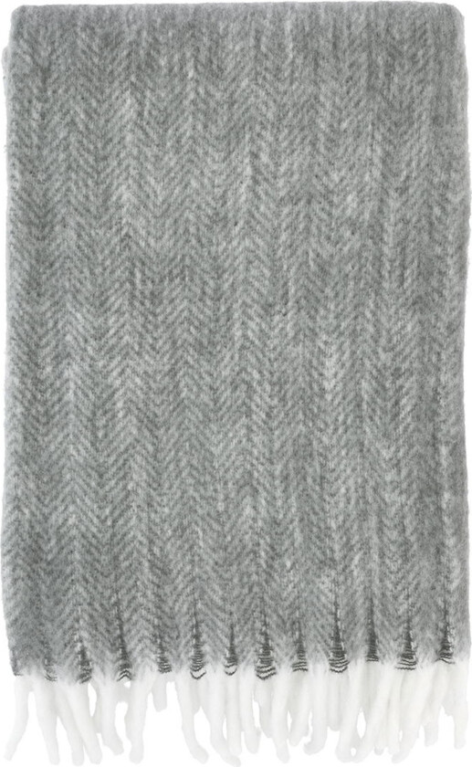 Pledd - 150x200 cm - Södahl Brushed - Grå