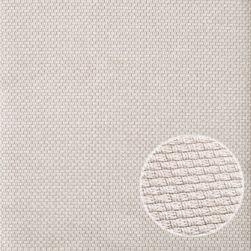 Gulvteppe - 140x200 cm - Vevet - Beige - Helsinki - Nordstrand Home