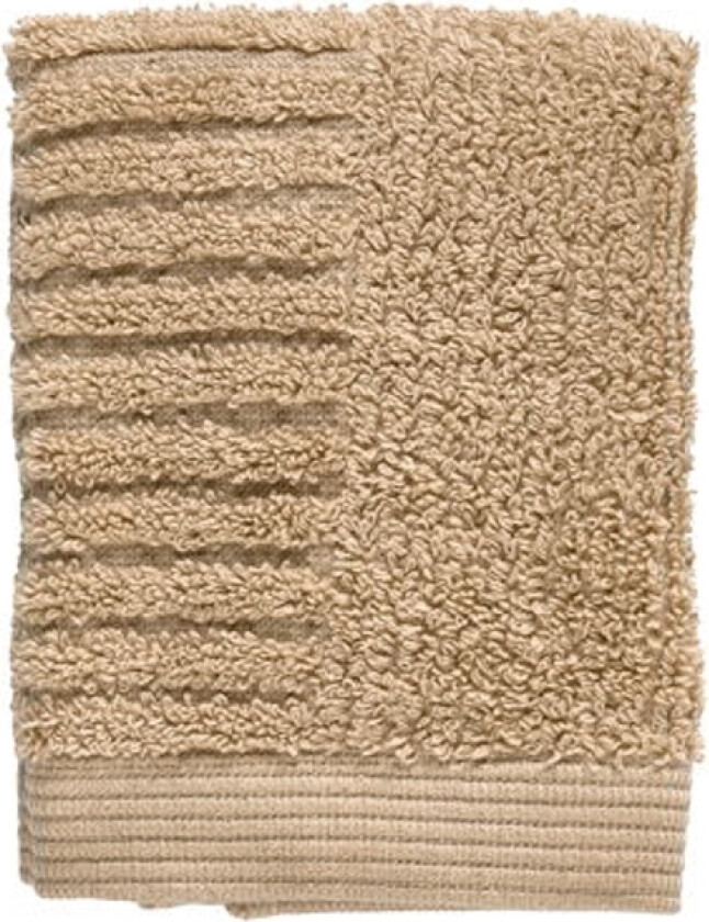 Vaskeklut - 100% bomull - 30x30 cm - Zone Denmark Classic - Camel